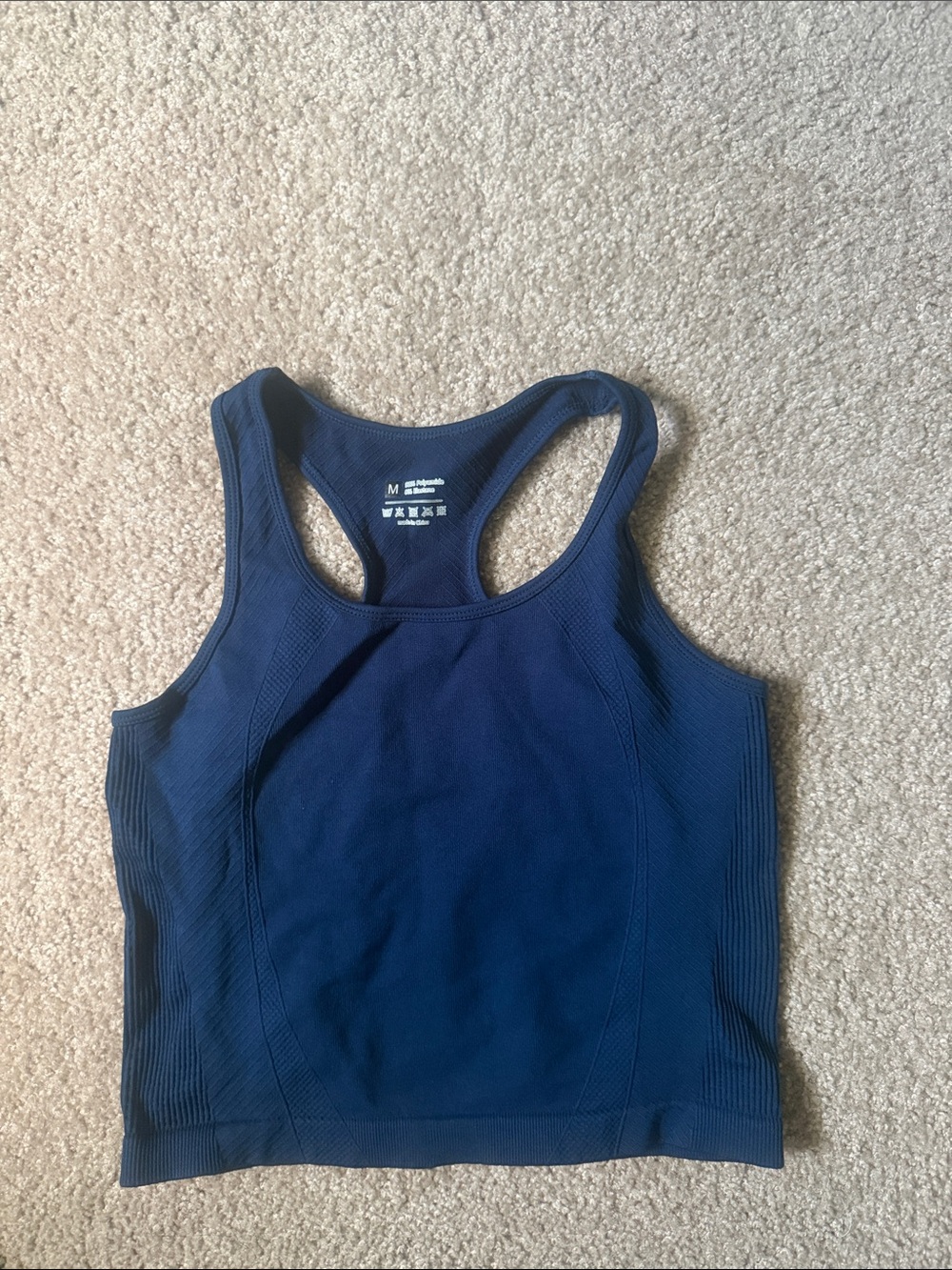 Athletic Racerback Tank Top - Navy